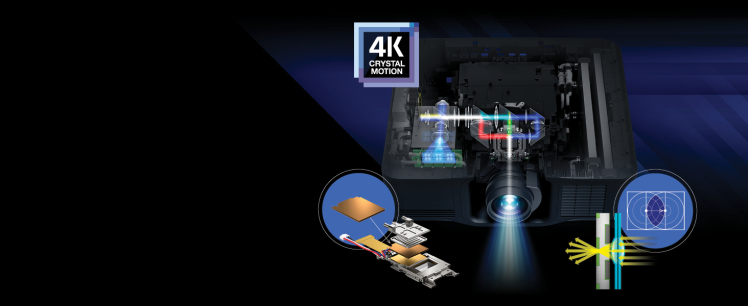 فناوری 4K Crystal Motion اپسون؛ قلب تپنده پروژکتورهای ۴K حرفه‌ای