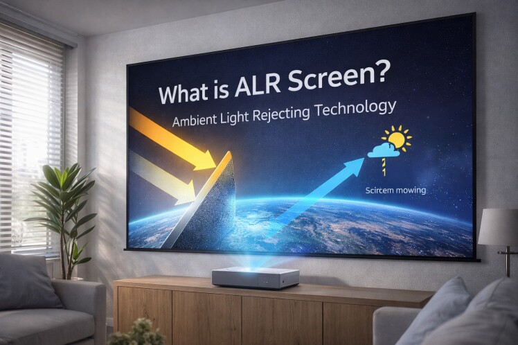 پرده نمایش ALR چیست؟ تکنولوژی جدیدی که بازار سیستم‌های نمایش را متحول کرد (2026)