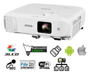 Epson PowerLite 992F / EB-992F؛ پروژکتور تمام‌امکانات کلاس درس