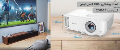 BenQ MX560C؛ پروژکتور XGA ۴۰۰۰ لومنی با لامپ ۱۵۰۰۰ ساعتی برای محیط‌های اداری و آموزشی